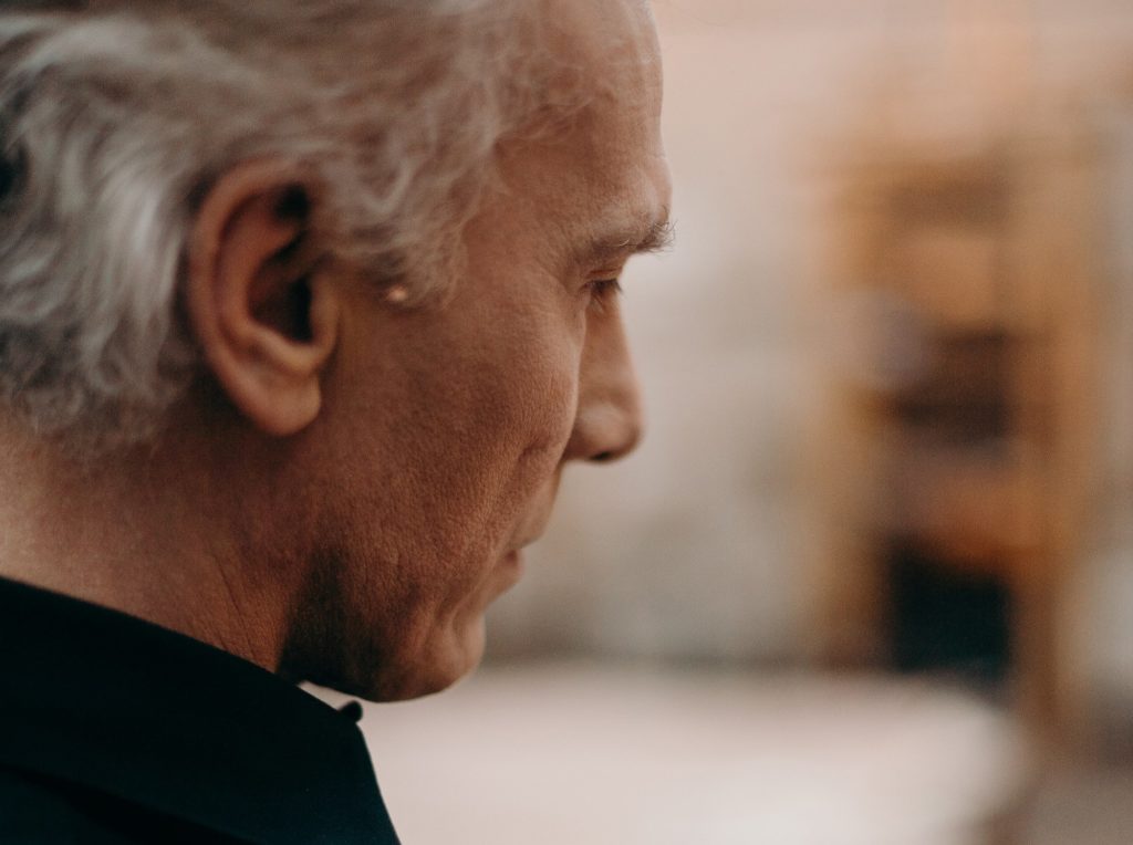 profile of a elder man